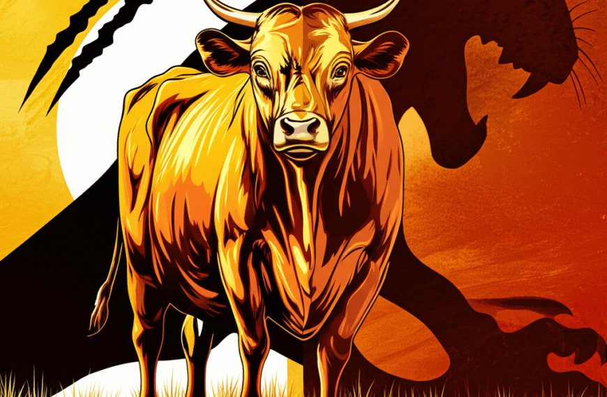 Safari Tourists Capture Epic Moment: Cow Battles Panther to Save…